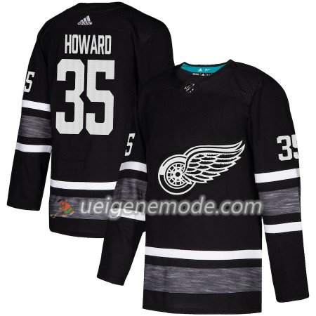 Herren Eishockey Detroit Red Wings Trikot Jimmy Howard 35 2019 All-Star Adidas Schwarz Authentic